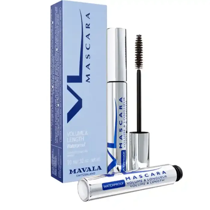 MASCARA WATERPROOF VOLUME ET LONGUEUR BRUN 10ML MAVALA