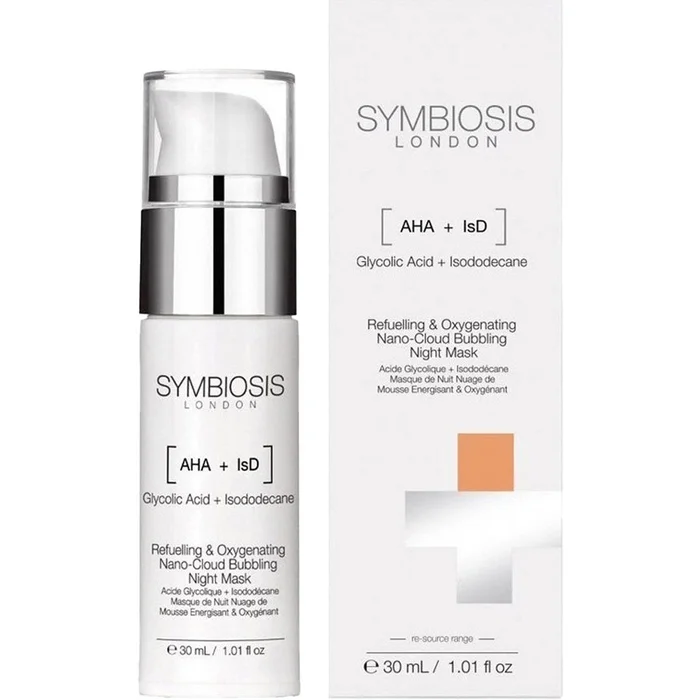Masque de nuit énergisant – Acide glycolique – Visage – 30 ml