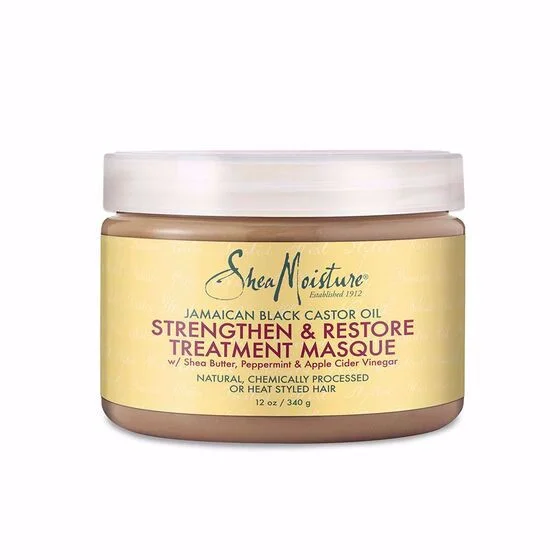 Masque de Traitement Renforçant et Restaurateur à l’Huile de Ricin Noire Jamaïcaine 340g