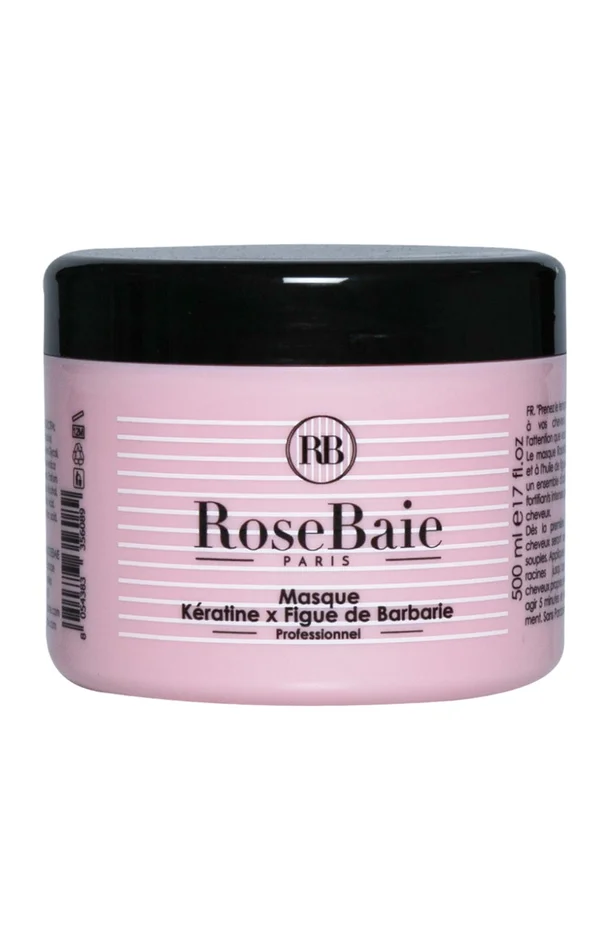 Masque fortifiant & purifiant – Kératine & figue de barbarie – Cheveux gras – 500 ml