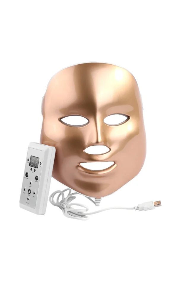 Masque LED de luminothérapie – Rose gold