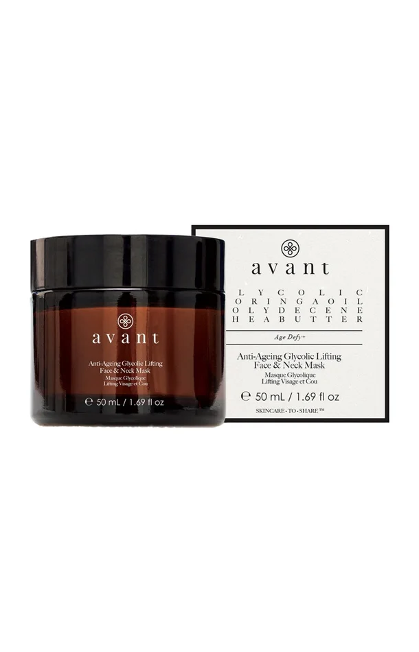Masque lifting – Acide glycolique – Age Defy+ – Visage & cou – 50 ml