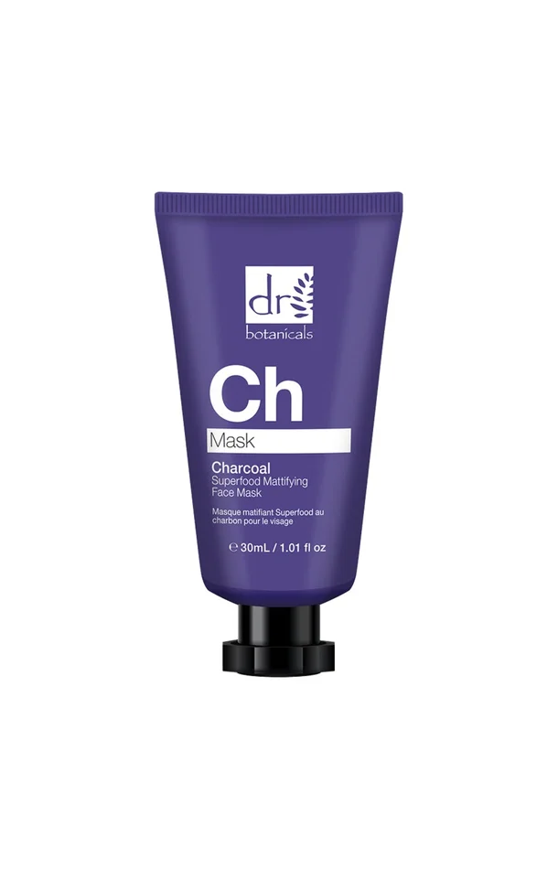 Masque matifiant – Charbon – Peaux grasses – 30 ml