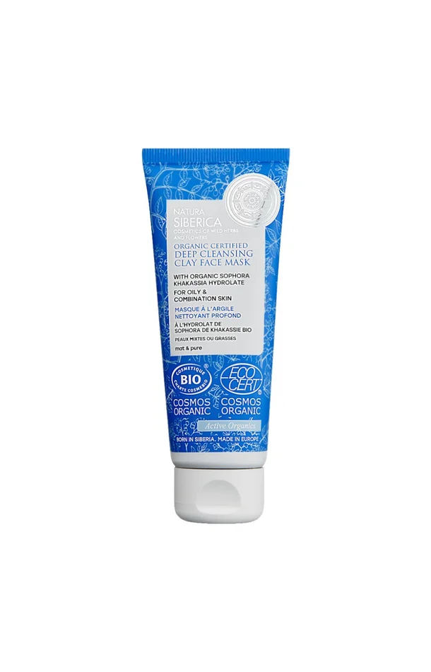 Masque nettoyant noir bio – Sophora de Khakassie – Vitamine – Visage