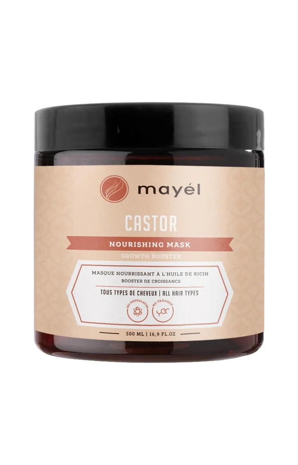 Masque nourrissant – Huile de ricin – Cheveux – 500 ml