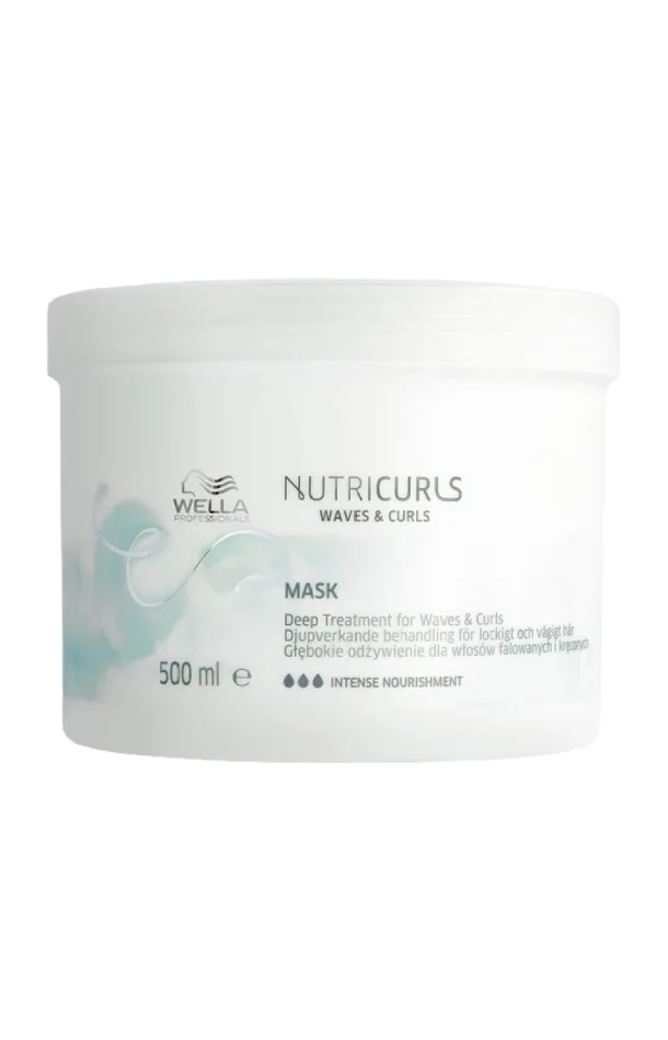 Masque nourrissant anti-frisottis – Nutricurls – Cheveux ondulés ou bouclés – 500 ml