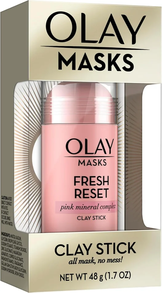 Masque Olay Clay Charcoal Stick Pore Detox Charbon Noir