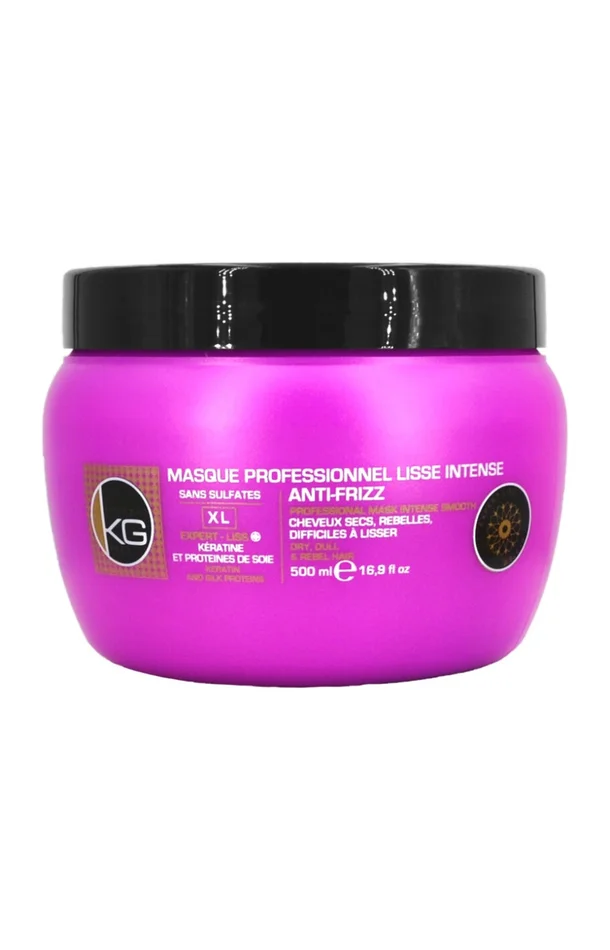 Masque professionnel lissant sans sulfate – Kératine