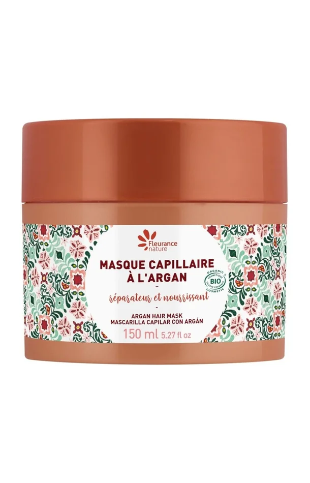 Masque réparateur & nourrissant bio – Huile d’argan – Tous types de cheveux – 150 ml