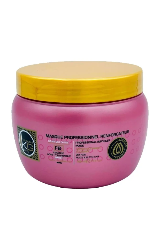 Masque réparateur – Kératine & acide hyaluronique – Cheveux abîmés