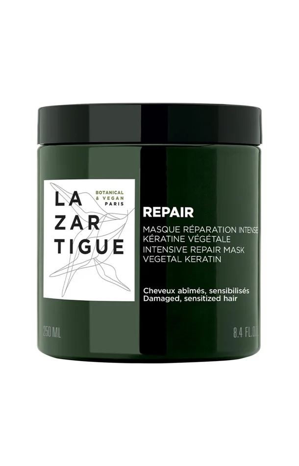 Masque réparateur – Kératine végétale – Cheveux abîmés & sensibilisés – 250 ml