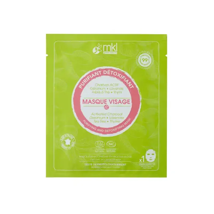 MASQUE VISAGE PURIFIANT DETOXIFIANT X1 MKL GREEN NATURE