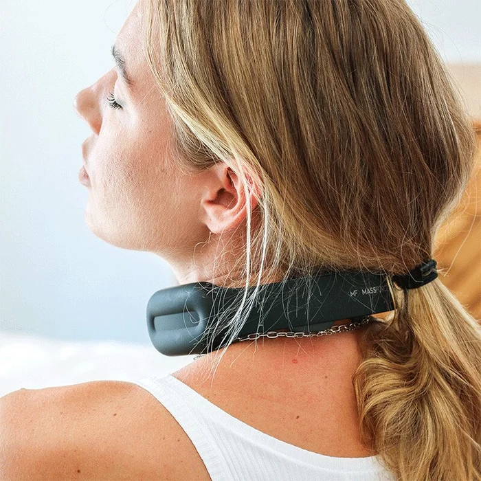 Masseur thérapeutique chauffant pour cervicales – MASSNECK™ – Noir