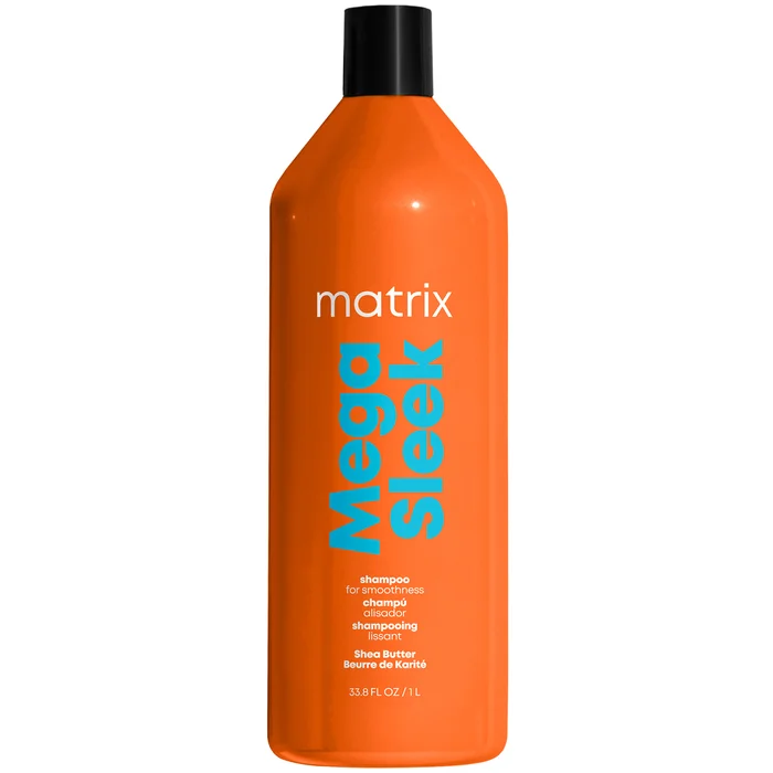 Matric Total Results Mega Sleek Shampooing Lissant au Beurre de Karité pour Cheveux Frisés 1 000 ml