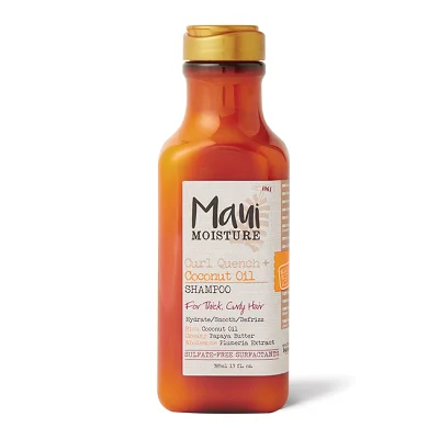 MAUI MOISTURE Curl Quench+ Shampoing à l&rsquo;Huile de Coco 385ml