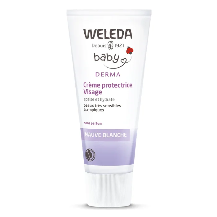 Mauve Blanche Baby – Cr&egrave;me Protectrice Visage – Peaux Tr&egrave;s Sensibles &agrave; Atopiques – 50ml
