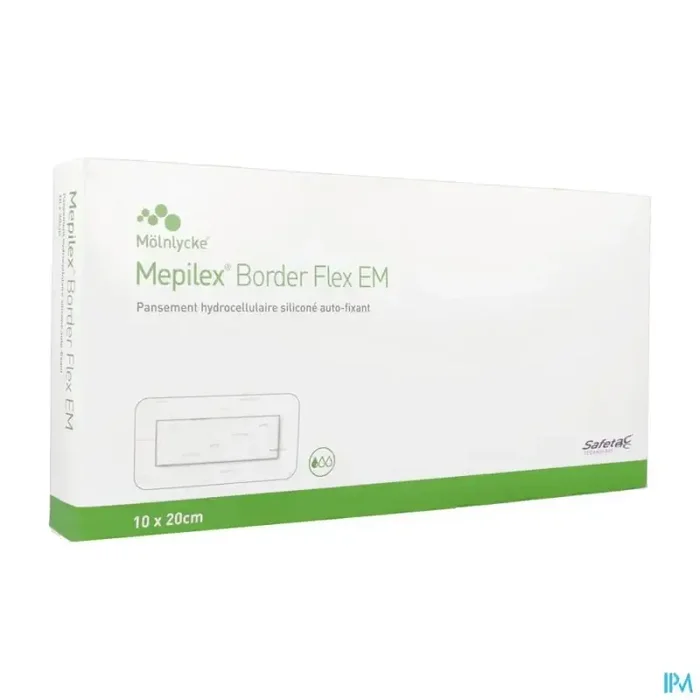 Mepilex border flex em pansement 10cm x 20cm 10