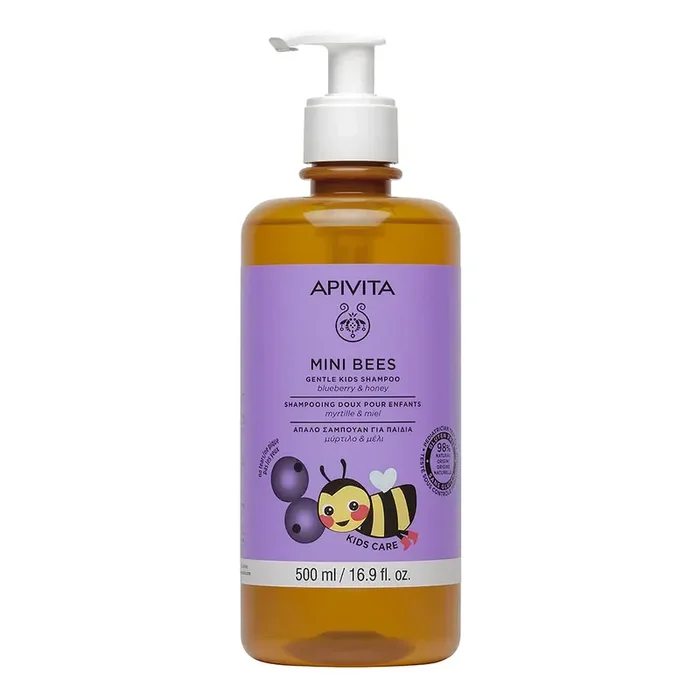 Mini Bees shampooing doux pour enfant myrtille et miel 500ml