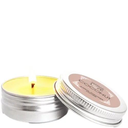 Mini bougie de massage 100% naturelle – Noix de coco – 30 ml