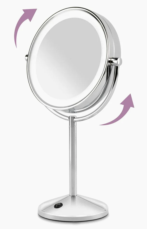 Miroir lumineux grossissant x10 – Lighted Makeup