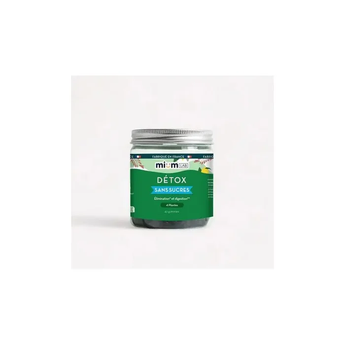 Mium Lab Detox 42 gummies sans sucres