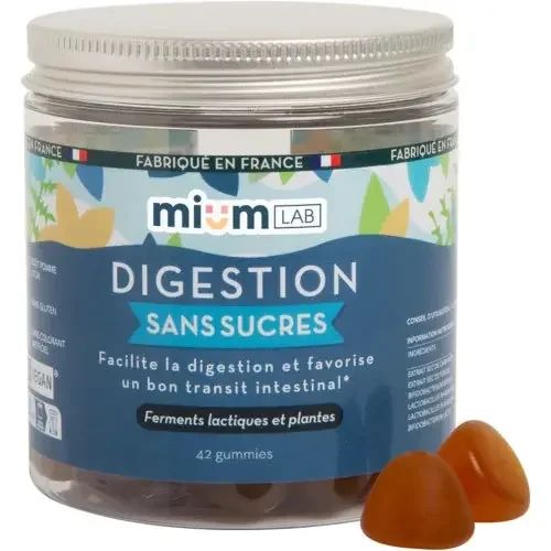 MIUM LAB DIGESTION Sans Sucre – 42 Gummies