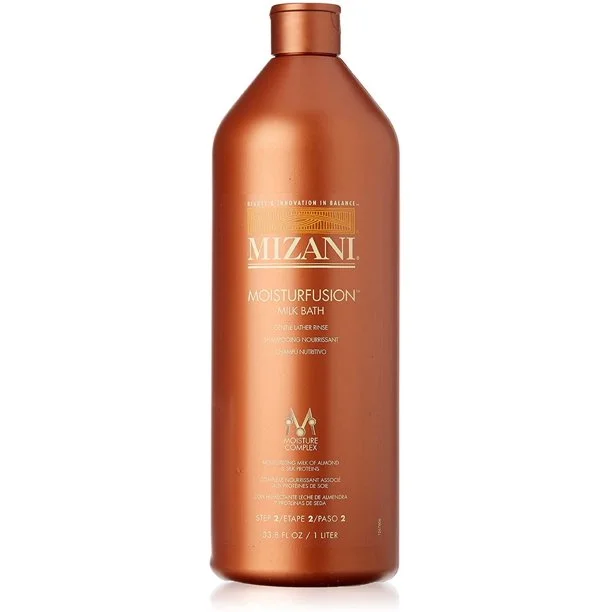 MIZANI MOISTURE FUSION MILK BATH ≡ Shampooing 33.8 oz