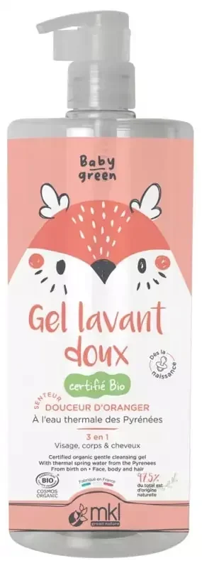 MKL Green Nature Baby Green Gel Lavant Doux 3en1 Bio 1 l