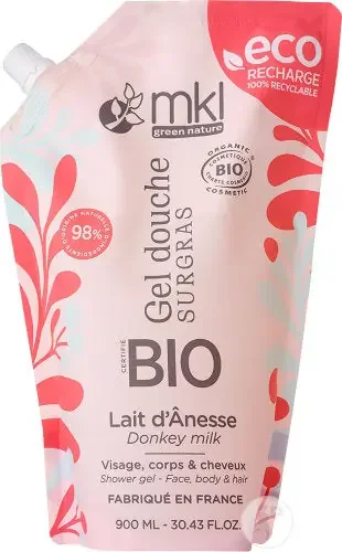 MKL Green Nature Eco-Recharge Gel Douche Lait d‘Ânesse Bio 900 ml
