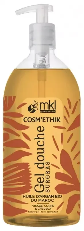 Mkl Green Nature Ethik Gel Douche Argan Bio du Maroc 1 Litre