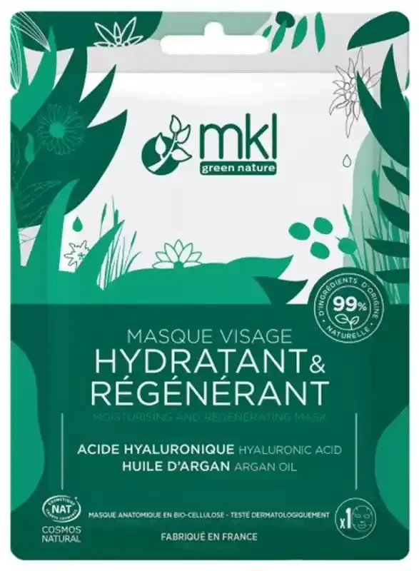 MKL Green Nature Masque Visage Hydratant-Régénérant Bio 10 ml