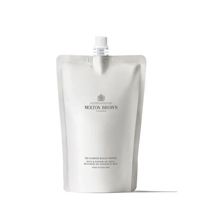 Molton Brown Re-charge Black Pepper Bath and Shower Gel Refill 400ml