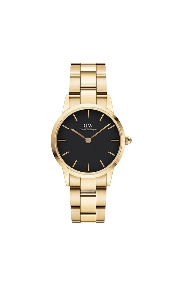Montre à quartz – Acier inoxydable doré – Homme