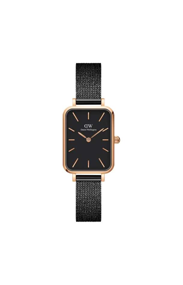 Montre à quartz – Acier inoxydable or rose – Femme