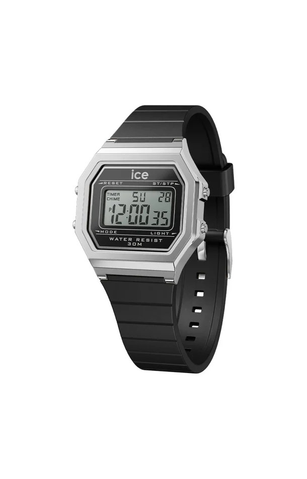 Montre à quartz – ICE digit retro – Small – Noir