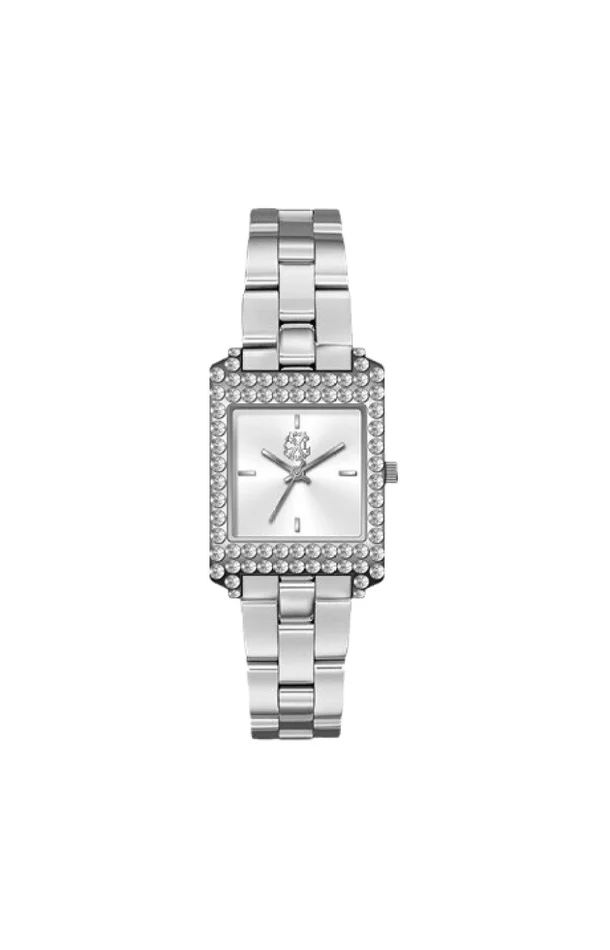 Montre à quartz en acier inoxydable – Argenté