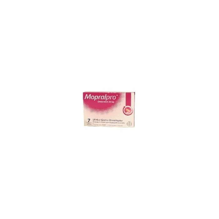 Mopralpro 20 mg comprime gastro-resistantMopralpro 20 mg gastro-resistant 7 comprimes