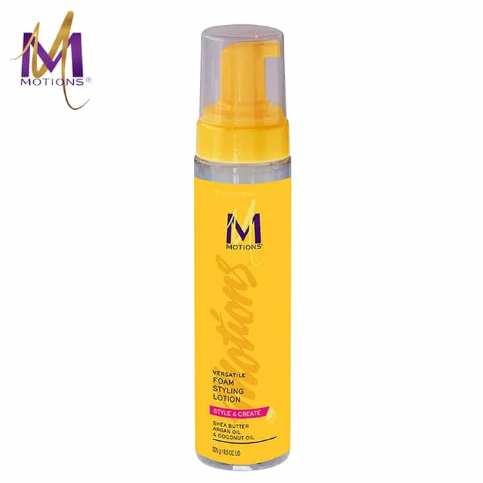 MOTIONS – Mousse coiffante au beurre de karité et huile d’argan et coconut 251ml