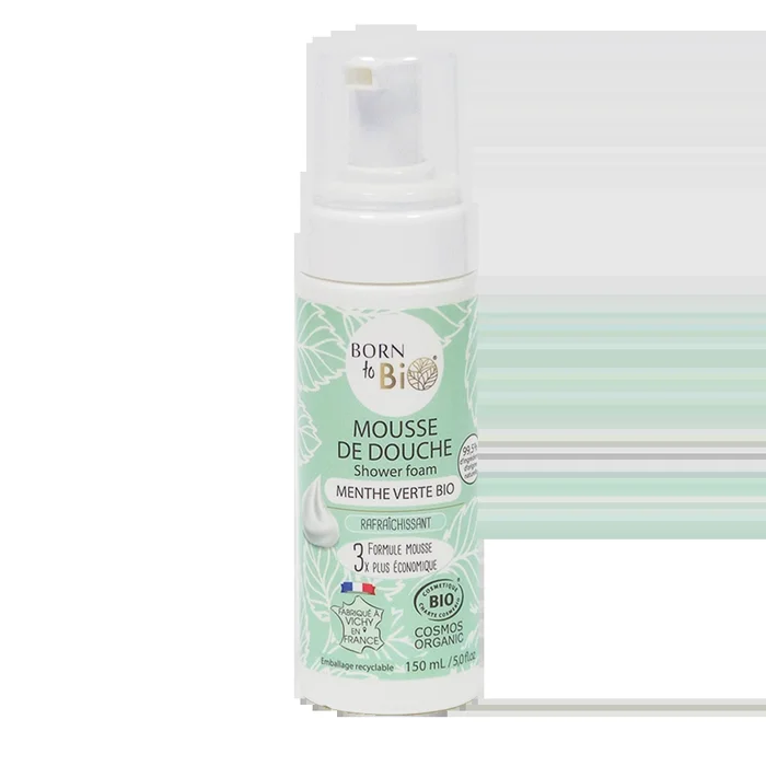 Mousse de Douche Menthe Verte – Certifiée bio