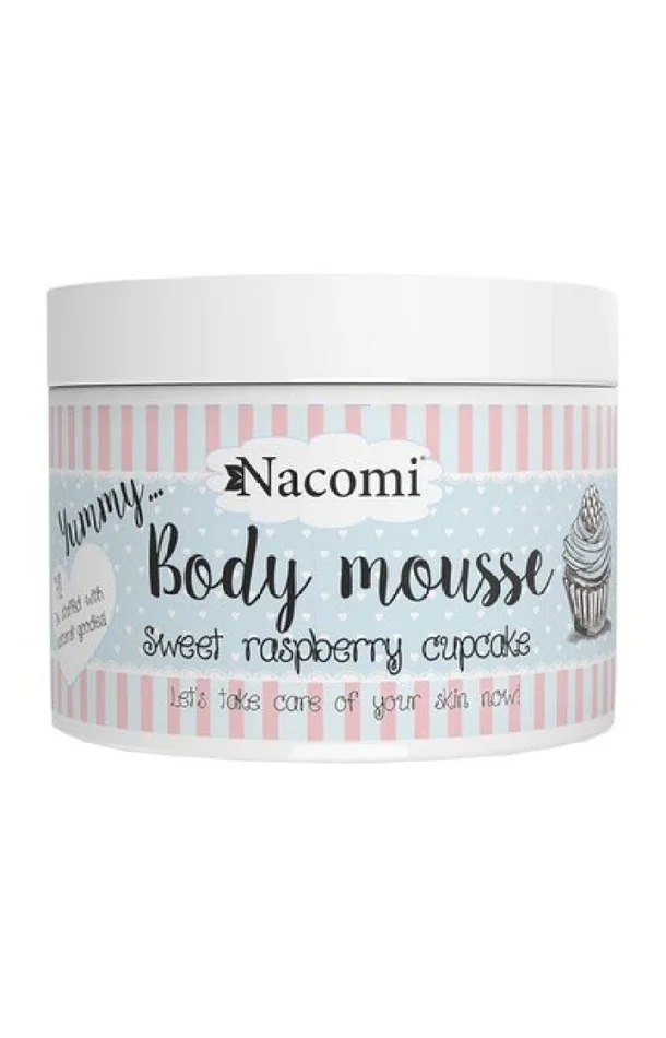 Mousse hydratante & tonifiante – Sweet raspberry cupcake – Corps – 180 ml