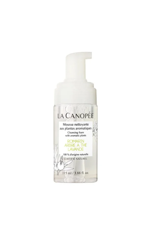 Mousse nettoyante – Romarin, arbre à thé & lavande – Visage