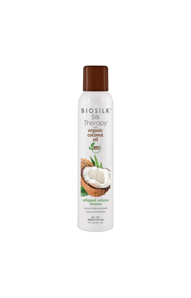 Mousse volumisante – Huile de coco – Silk Therapy – Cheveux – 237 ml
