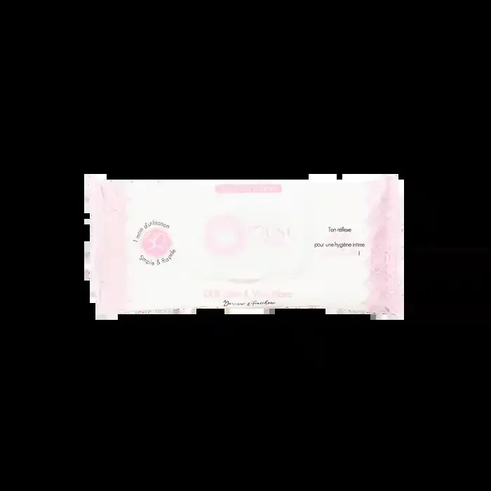 Musc Intime Lingettes Intimes Coton Musc Blanc x30
