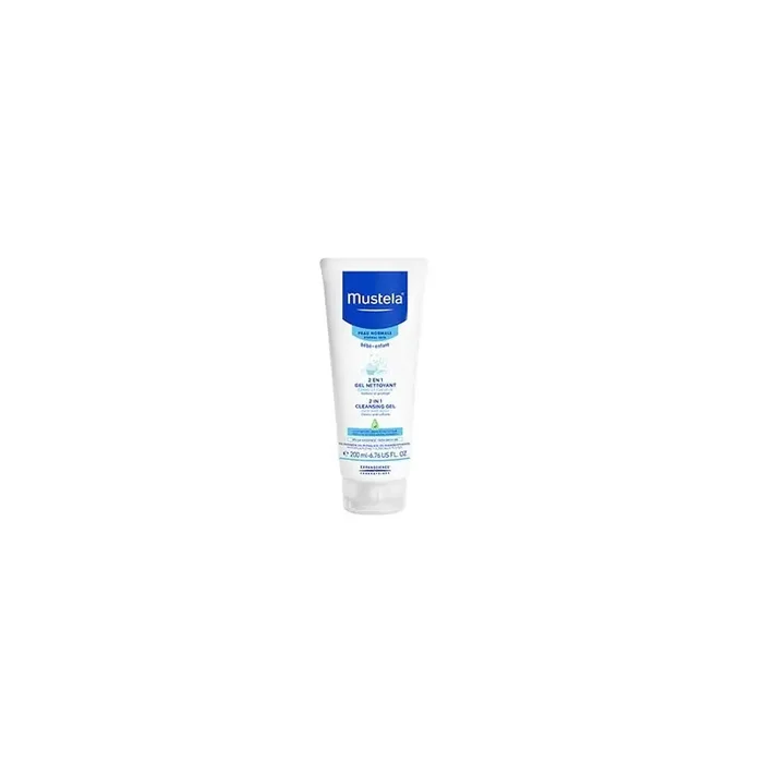 Mustela 2 en 1 gel nettoyant tube capsule service 200ml