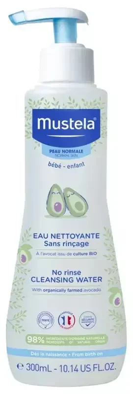 Mustela Eau Nettoyante Sans Rinçage à l‘Avocat Bio 300 ml
