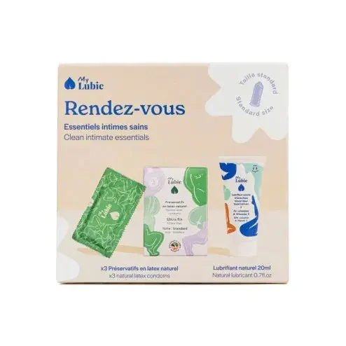 My Lubie kit rendez-vous 3 préservatifs + 1 lubrifiant
