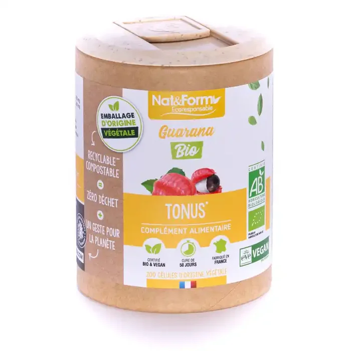 Nat&Form Ginseng rouge Guarana 90 Gelules