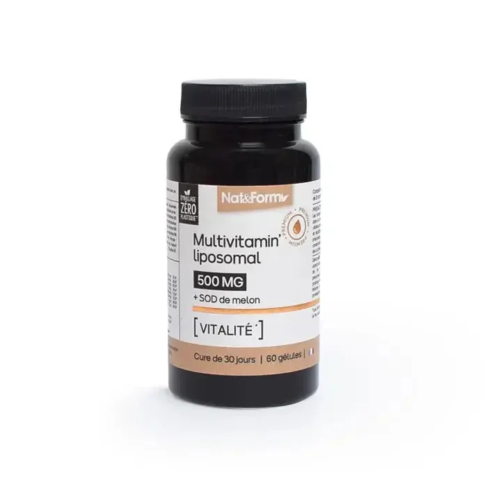 Nat & Form Multivitamin‘ Liposomal x60 gélules végétales