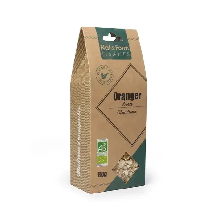Nat & Form Tisane Oranger Ecorce Bio 80g