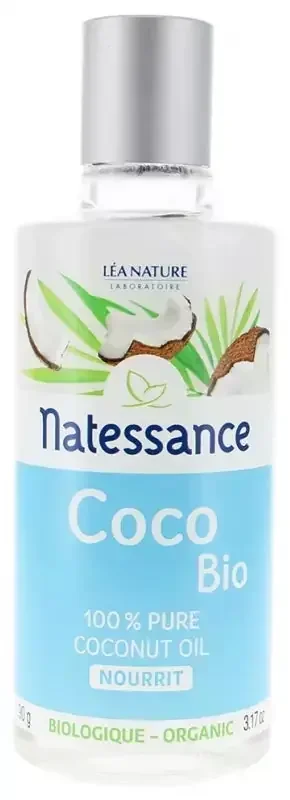 Natessance Huile Coco 100% Pure Bio 100 ml